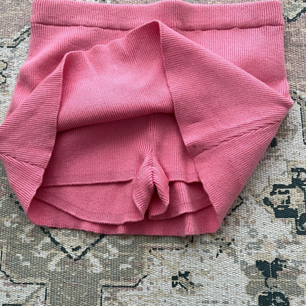 F21 Ribbed Knit Skort - Picture 4 of 5